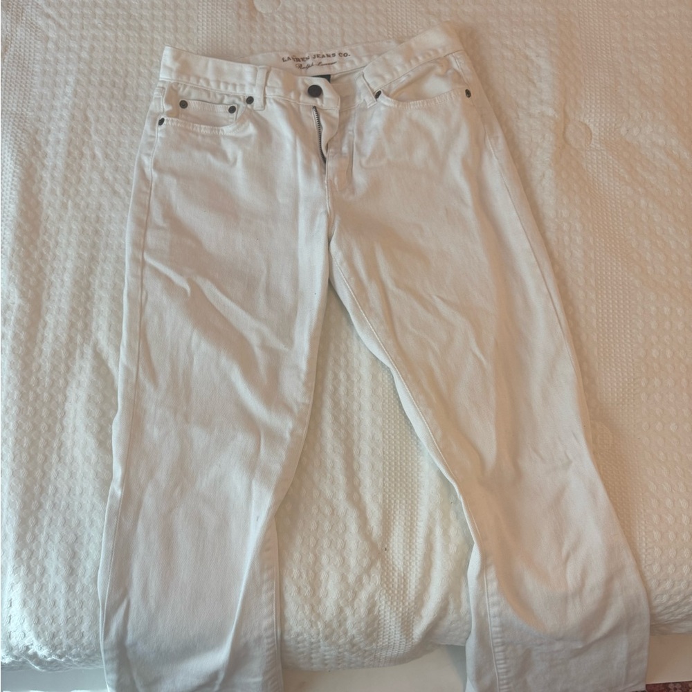 Ralph Lauren White Flare Jeans